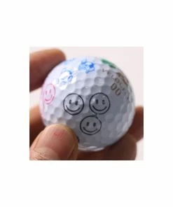 Gamola Golf Golf Ball Stamper - Smiley Black