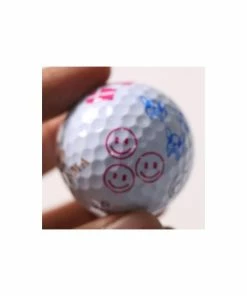Gamola Golf Golf Ball Stamper - Smiley Red