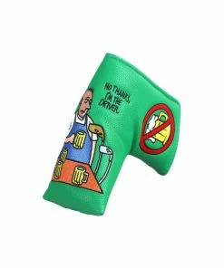 Gamola Golf Green Designated Driver Beer Novelty Blade Putter Headcover
