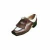 Gamola Golf Italian Leather Golf Shoe Britain Dark Brown /White -Clubs Shop gamola golf italian leather golf shoe britain dark brown white p6758 12998 image