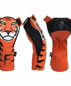 Gamola Golf Orange Tiger PU Leather Novelty Fairway Headcover -Clubs Shop gamola golf orange tiger pu leather novelty fairway headcover p13590 31034 image