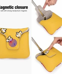 Gamola Golf Pop Corn Yellow Magnetic Spider Mallet Putter Headcover -Clubs Shop gamola golf pop corn yellow magnetic spider mallet putter headcover p13636 31174 image