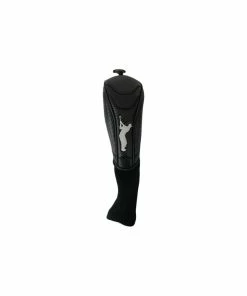 Gamola Golf Premium Leatherette Black Rescue Headcover With Sock