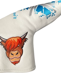 Gamola Golf Scotland White Blade Putter Cover - St Andrews, Highland Cow - Bag Pipes - Sheep -Clubs Shop gamola golf scotland white blade putter cover st andrews highland cow bag pipes sheep p11242 23657 image