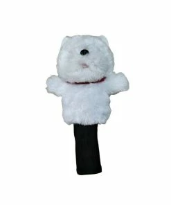 Gamola Golf Westie Dog Golf Driver Plush Headcover With Sock
