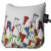 Gamola Golf White PU Colour Golf Tees Spider Mallet Putter Headcover 1 Gamola Golf White PU Colour Golf Tees Spider Mallet Putter Headcover -Clubs Shop gamola golf white pu colour golf tees spider mallet putter headcover p13640 31180 image
