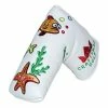 Gamola Golf White Sea Grass Fish Novelty PU Blade Putter Headcover -Clubs Shop gamola golf white sea grass fish novelty pu blade putter headcover p13613 31091 image