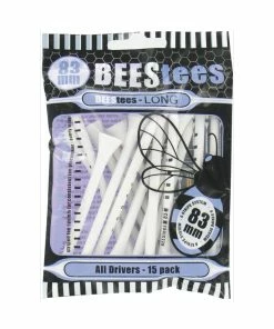 Golfers Club Collection BEES TEES 83MM WOOD SMALL PACK