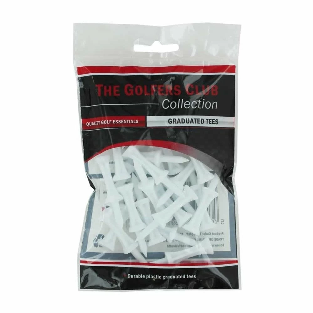 Golfers Club Collection STEP TEES WHITE (25 PCS) 3 Golfers Club Collection STEP TEES WHITE (25 PCS)