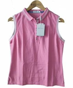 Green Lamb CORY S/LESS CLUB POLO PINK