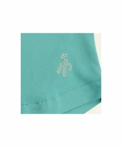 Green Lamb EVA LONG SLEEVE HALF ZIP TOP - PEACOCK -Clubs Shop green lamb eva long sleeve half zip top peacock p5257 9574 image