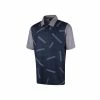 Island Green Abstract Print Polo - Navy -Clubs Shop island green abstract print polo navy p9894 21677 image
