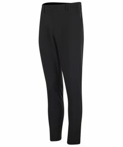 Island Green Gripper Taper Stretch Trousers - Black
