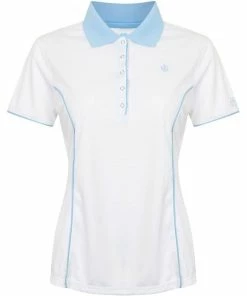 Island Green Ladies Polo Shirt Cerulean Blue