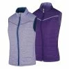 Island Green LADIES REVERSIBLE PADDED GILET PLUM -Clubs Shop island green ladies reversible padded gilet plum p12228 26399 image