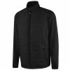 Island Green MENS HEAT WELD PADDED JACKET BLACK