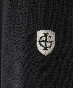 Island Green MENS LINED KNITTED SWEATER - BLACK -Clubs Shop island green mens lined knitted sweater black p12276 26526 image