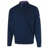 Island Green MENS LINED KNITTED SWEATER - NAVY -Clubs Shop island green mens lined knitted sweater navy p12277 26527 image