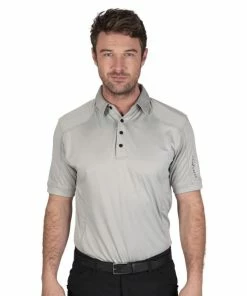 Island Green - MENS POLOSHIRT BATTLESHIP GREY