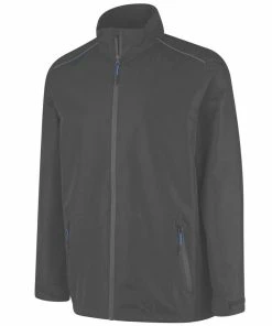 Island Green MENS WATERPROOF JACKET CHARCOAL