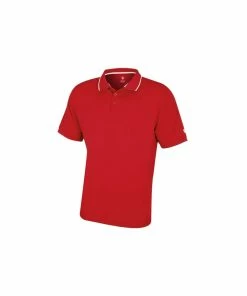 Island Green Performance Polo - Red