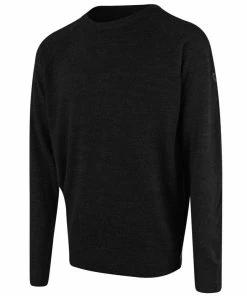 Island Green Supersoft Raglan Sleeve Crew Neck Knit Black