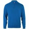 Island Green ZIP NECK LINED JUMPER - MARINE/CHAR MARL -Clubs Shop island green zip neck lined jumper marine char marl p6819 13219 image