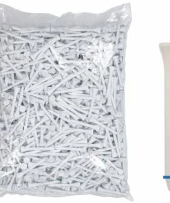 Masters 3 1/4 White Wooden Tees X 1000