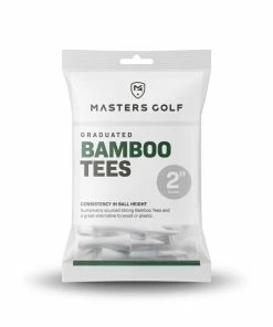Masters Bamboo Graduated Tees 2in Bag 20 White