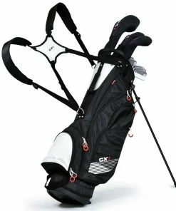 Masters GX1 Mens RH Steel Clubpack S/Bag - Black/Grey