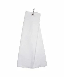 Masters PLAIN Velour Trifold Towel - White