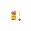Masters Plastic Graduated Castle Tees 1 3/4 Yellow - 30 Pack