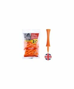 Masters Plastic Graduated Castle Tees 2 3/4 Orange - 20 Pack