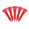 Masters Plastic Tees 1 1/4 Red - 50 Pack