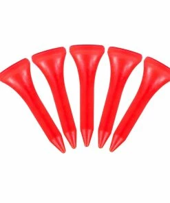 Masters Plastic Tees 1 1/4 Red - 50 Pack