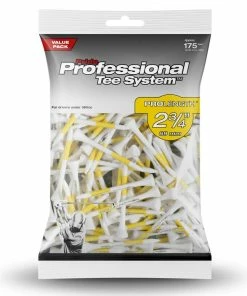 Masters Pride PTS 2 3/4in Tees Yellow Pack 175