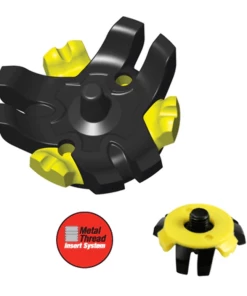 Masters Ultra Grip Pro Std Pk (22) Blk/Yellow Golf Spikes