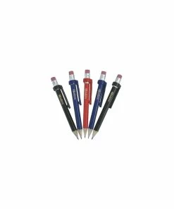 Masters Wood Pencils With Clip & Eraser X5