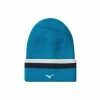 Mizuno Breath Thermo Knit Beanie - Enamel Blue -Clubs Shop mizuno breath thermo knit beanie enamel blue p7834 15635 image