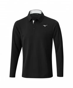 Mizuno Breath Thermo L/S Polo Black