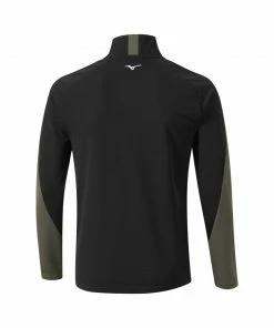 Mizuno Winter Breeze 1/4 Zip Olive -Clubs Shop mizuno winter breeze 1 4 zip olive p11913 25517 image