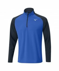 Mizuno Winter Breeze Bloc 1/4 Zip Blue