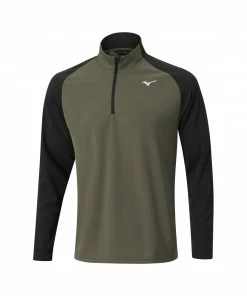 Mizuno Winter Breeze Bloc 1/4 Zip Olive