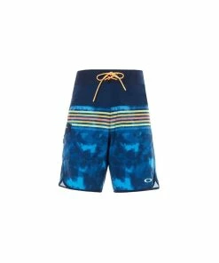 Oakley 19 INCHES STRIPED BOARDSHORT - FATHOM