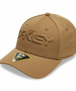 Oakley 6 PANEL STRETCH CAP EMBOSSED HAT Coyote