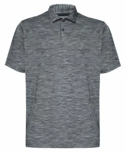 Oakley AERO HYDROLIX POLO SHIRT BLACKOUT HTHR