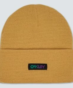 Oakley B1B GRADIENT PATCH BEANIE BEANIE LIGHT CURRY - U