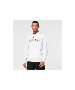 Oakley B1B PO HOODIE SWEATSHIRT - WHITE/B1B CAMO DESERT -Clubs Shop oakley b1b po hoodie sweatshirt white b1b camo desert p4669 8705 image