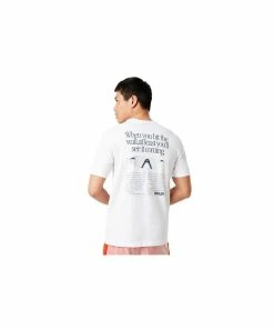 Oakley Back Ad Heitage Tee - Arctic White