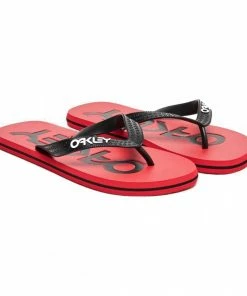 Oakley COLLEGE FLIP FLOP - Red Line